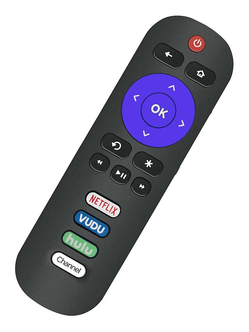 UBay Remote Control Compatible with All TCL Roku Smart TV 50S421 55S421 55S425 70S42 32S321 55S421 43S421 65S421 32D2900 32S301 55D2900U 55S401 65D2930U 65S401 65S4 with Netflix VUDU HULU - Image 1